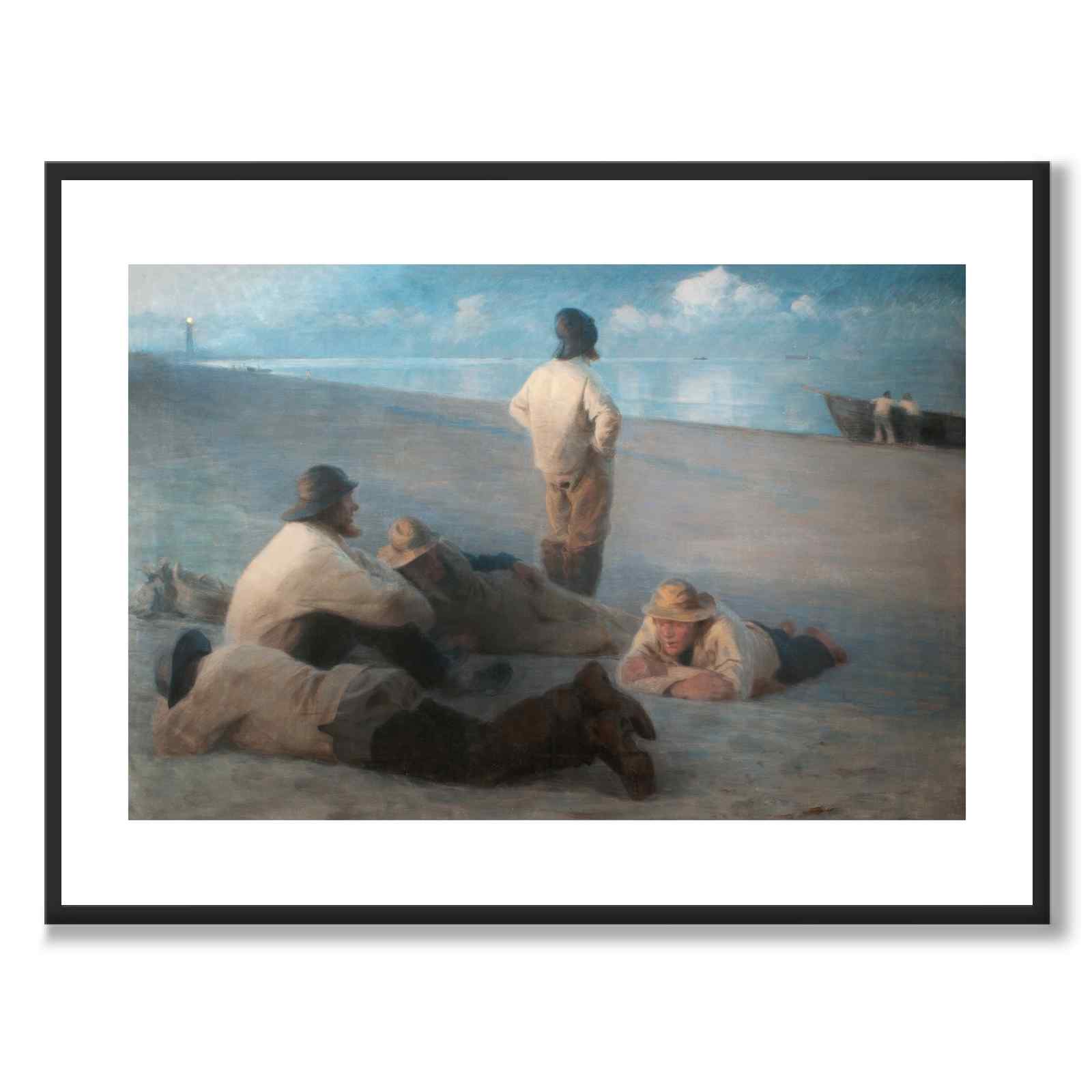 Sommerkveld på Stranda ved Skagen