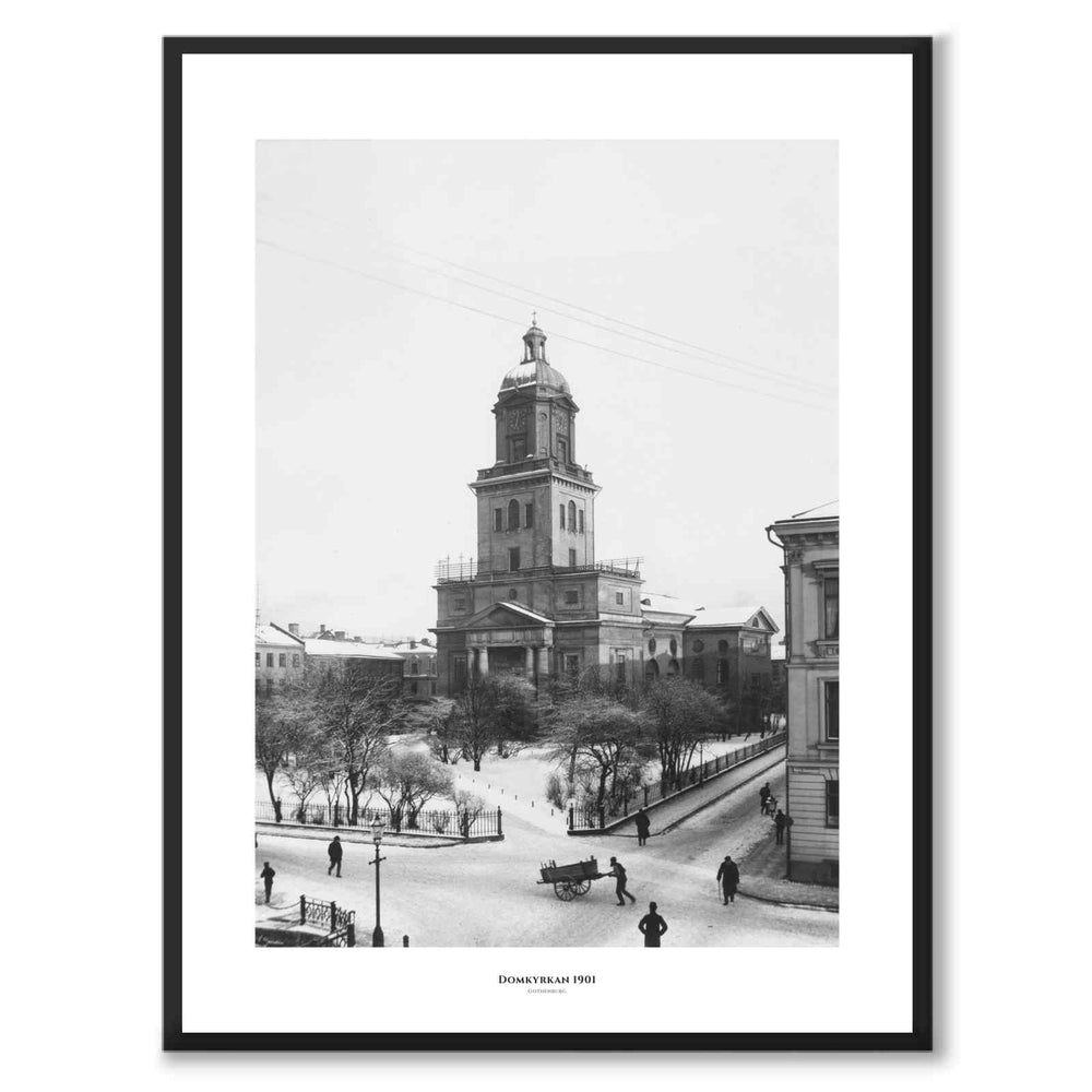 The Cathedral 1901 as a historic Gothenburg poster from Historly – with white border and title
