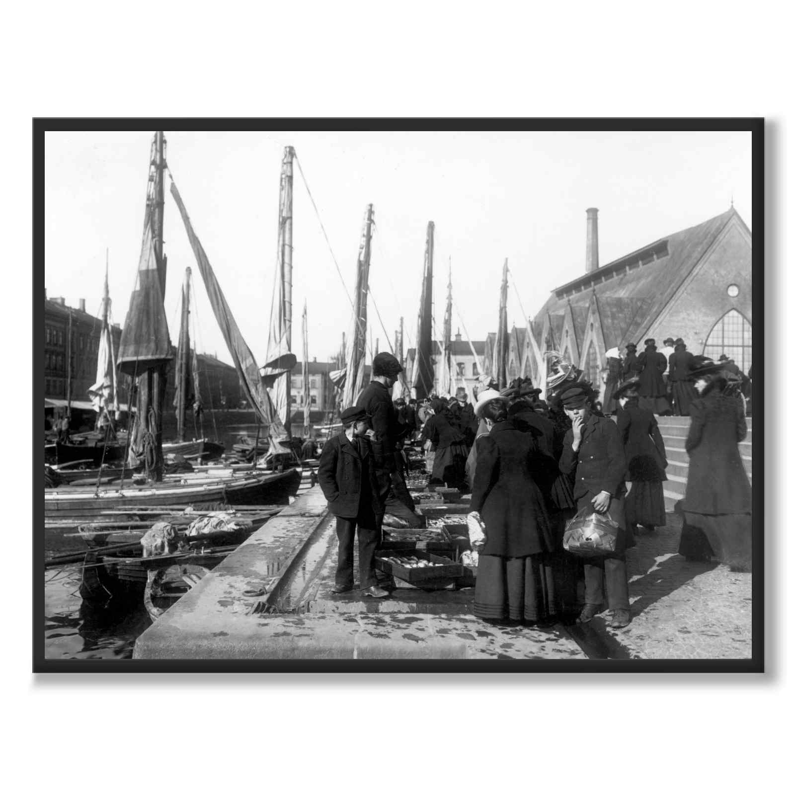 Fiskebryggen Gøteborg 1905 
