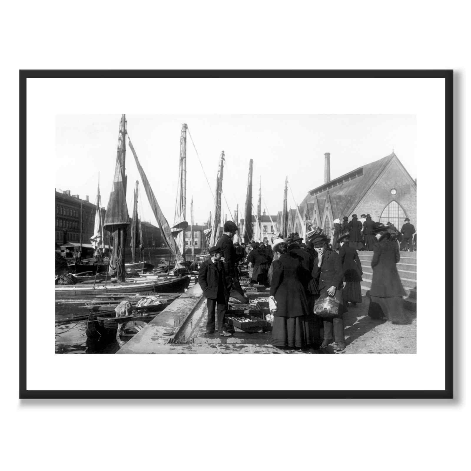 Fiskebryggen Gøteborg 1905 