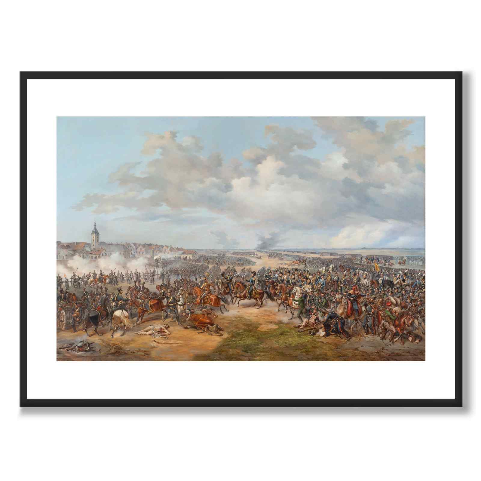 Svenske tropper angrep byporten til Leipzig i 1813