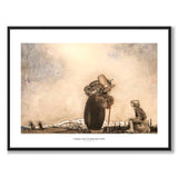 Gammel mann snakker med gutt