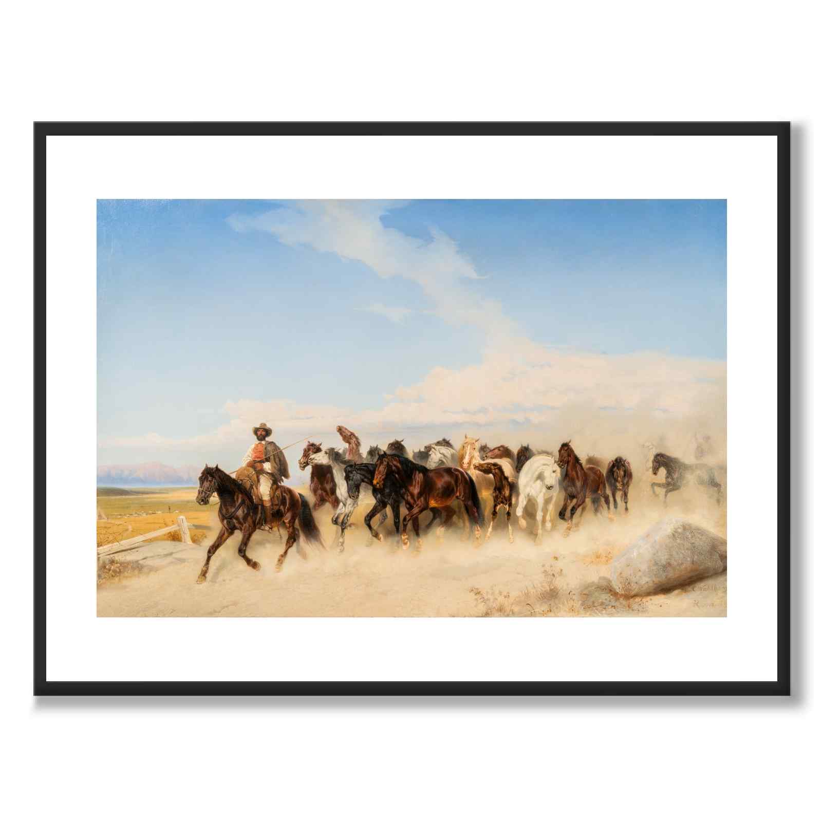 Horses at the Campagna