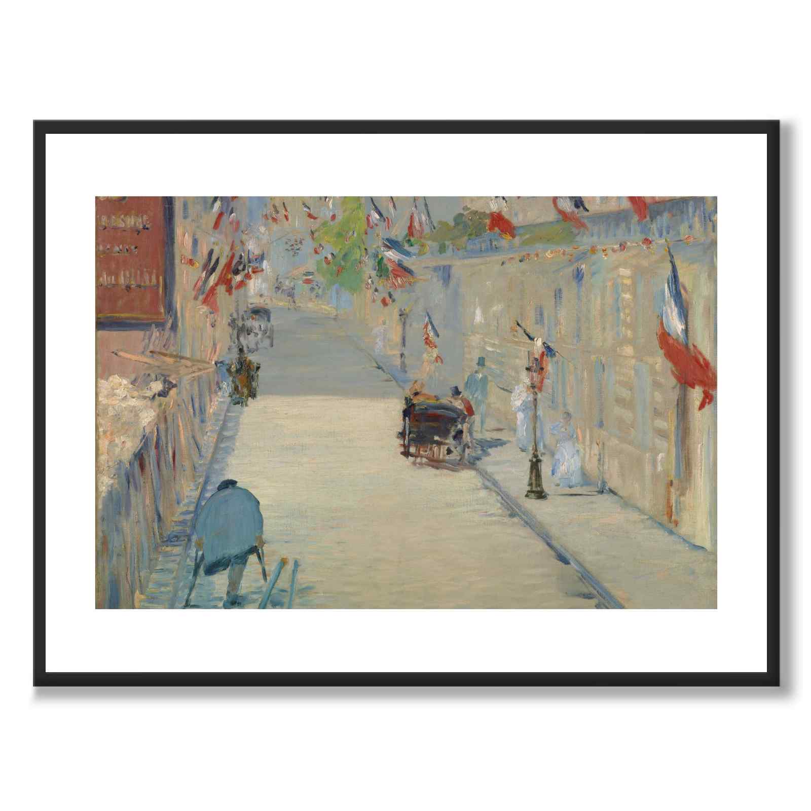 The Rue Mosnier with Flags