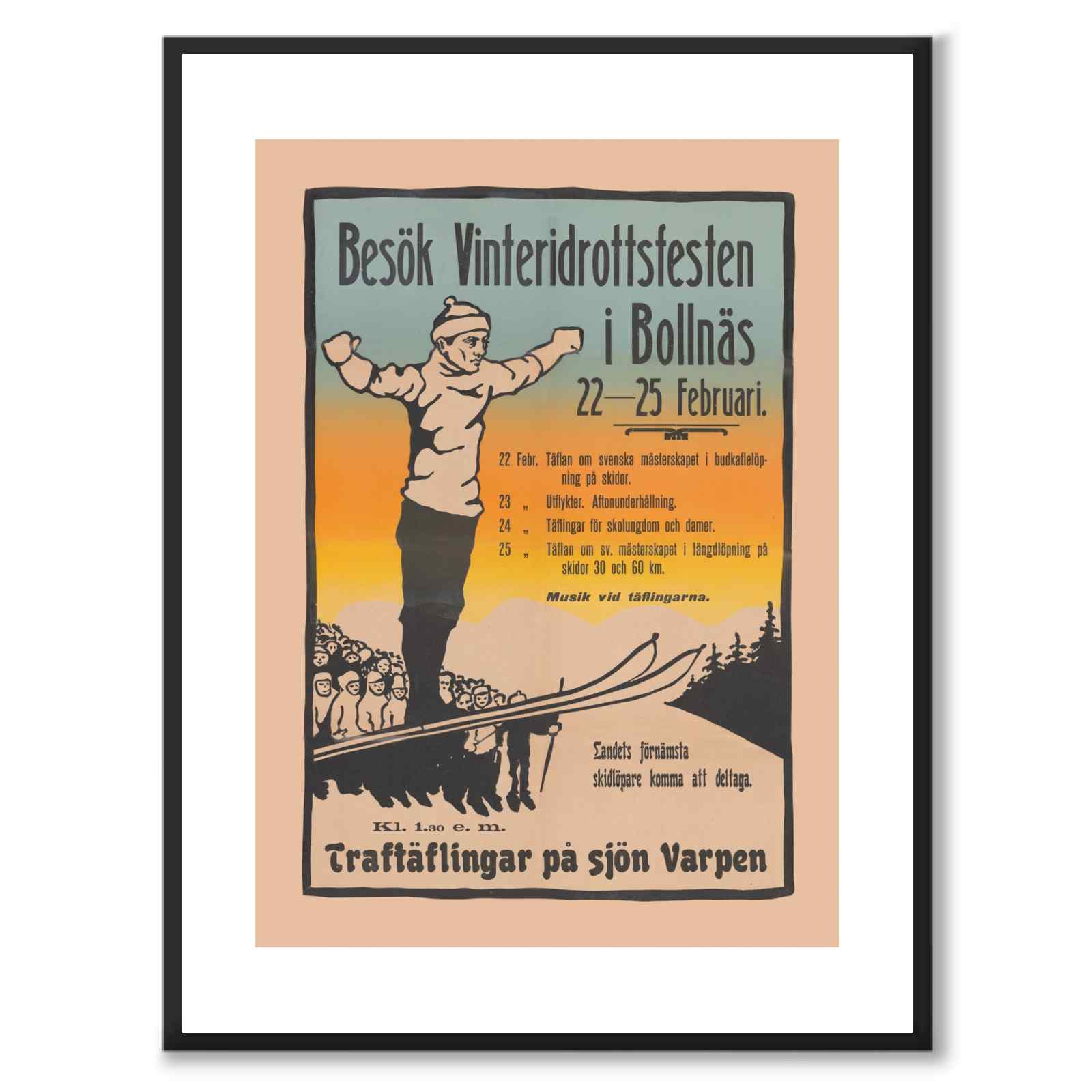 The winter sports festival in Bollnäs