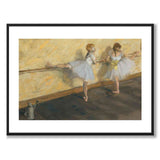 Dancers Practicing at the Barre