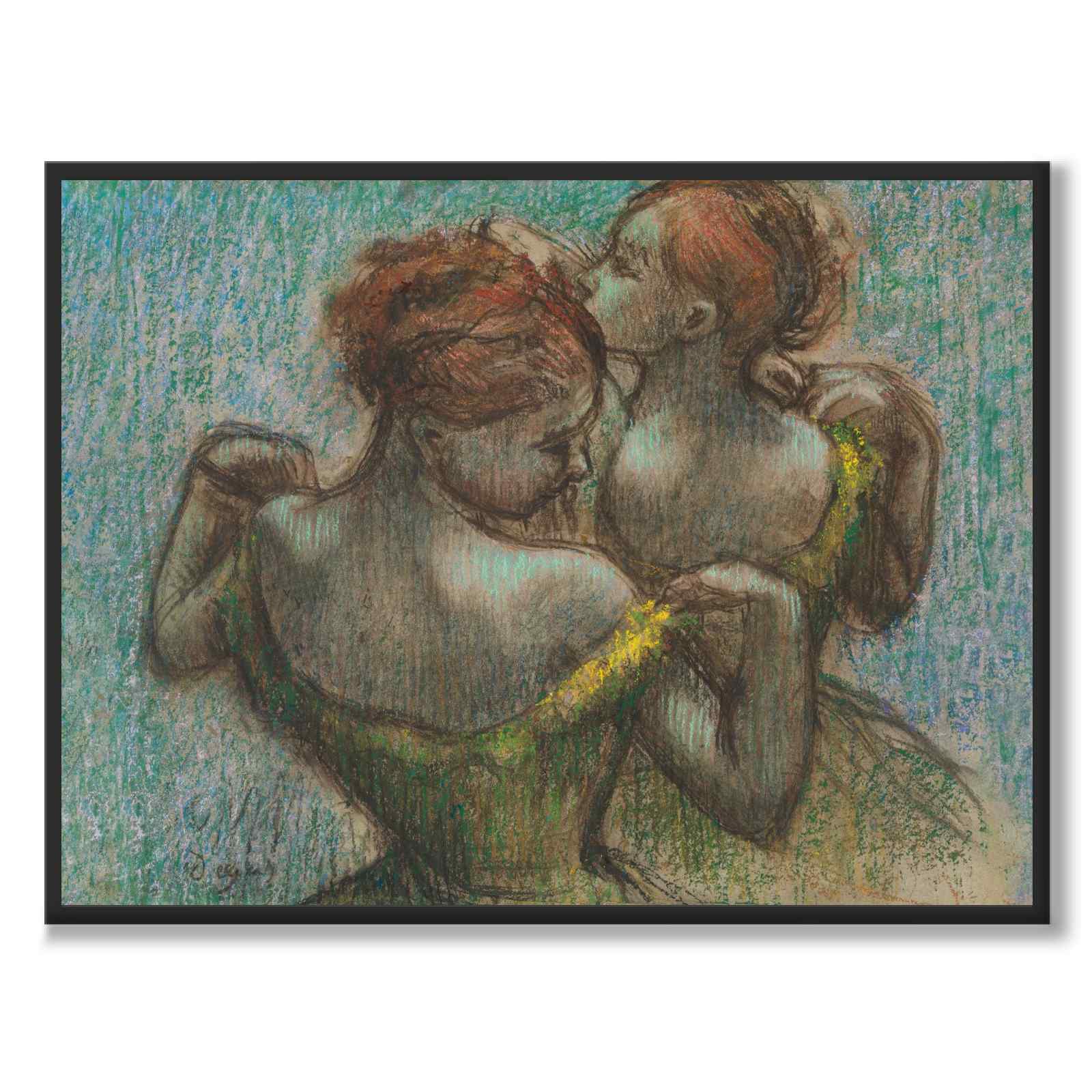 Two Dancers, Half-Length