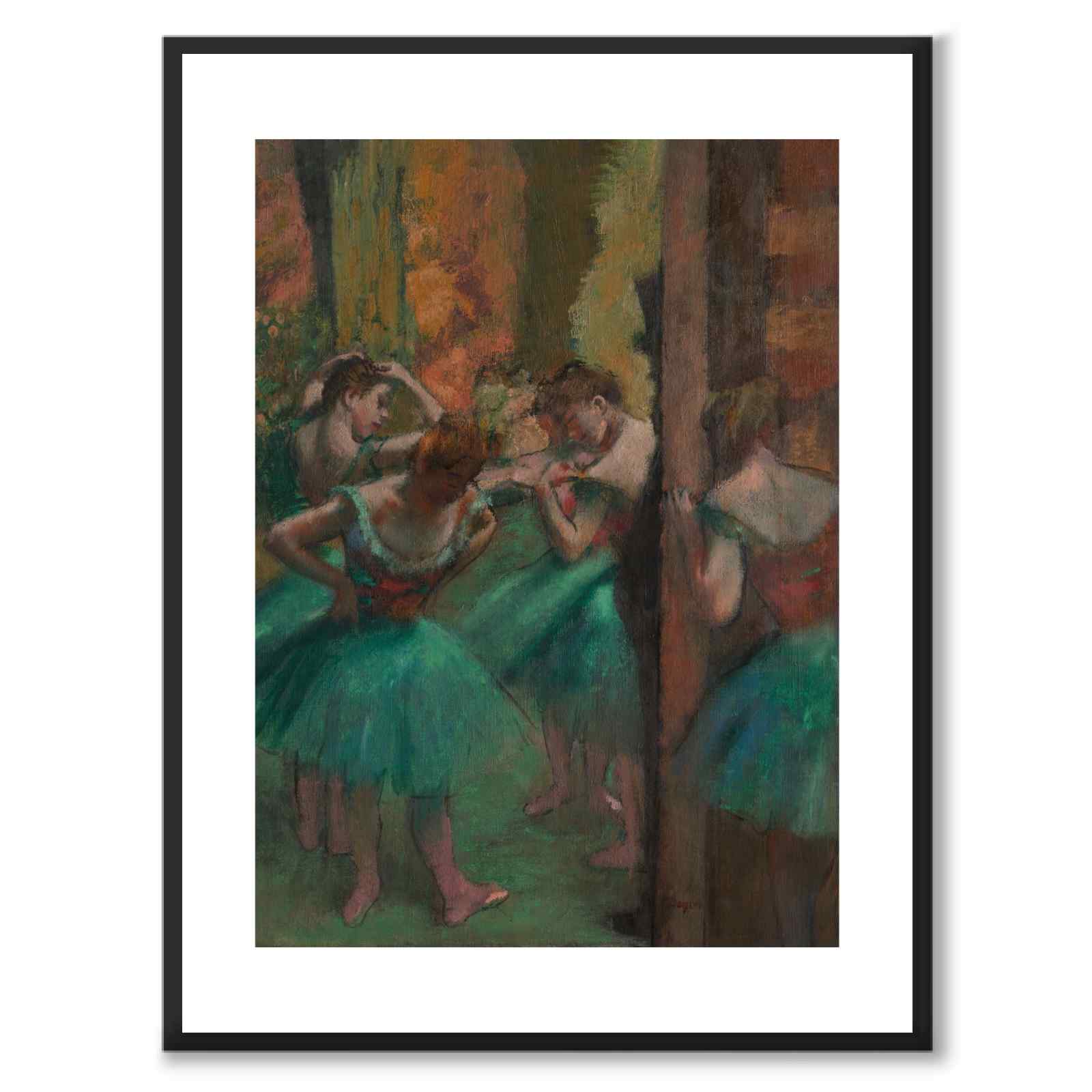 Dancers, Pink and Green