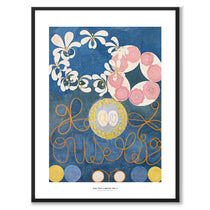 The Ten Largest No. 1 by Hilma Af Klint as an art poster from Historly – with white border and title