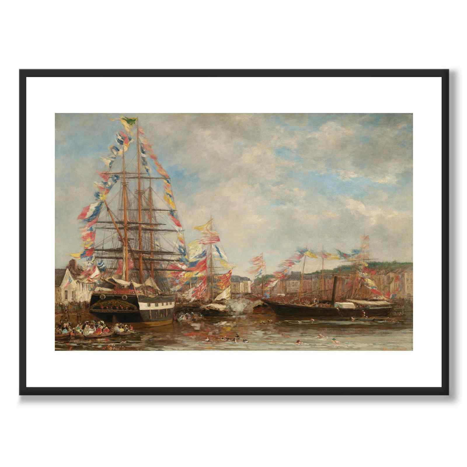 Festival in the Harbor of Honfleur