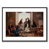 En gruppe danske kunstnere i Roma