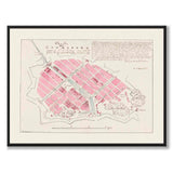 Kart av Gøteborg i 1798