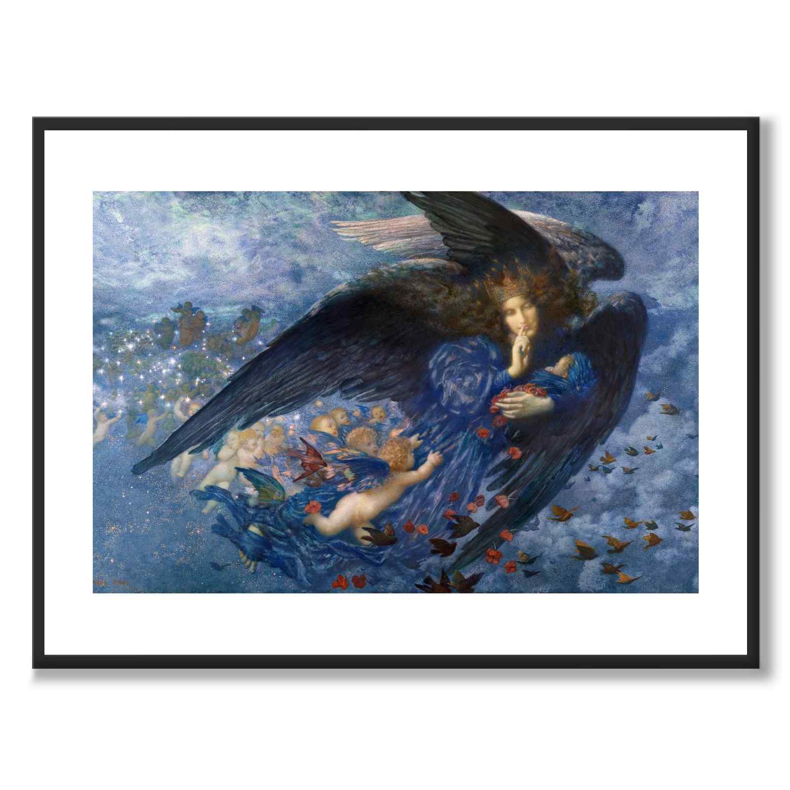 Night with her Train of Stars