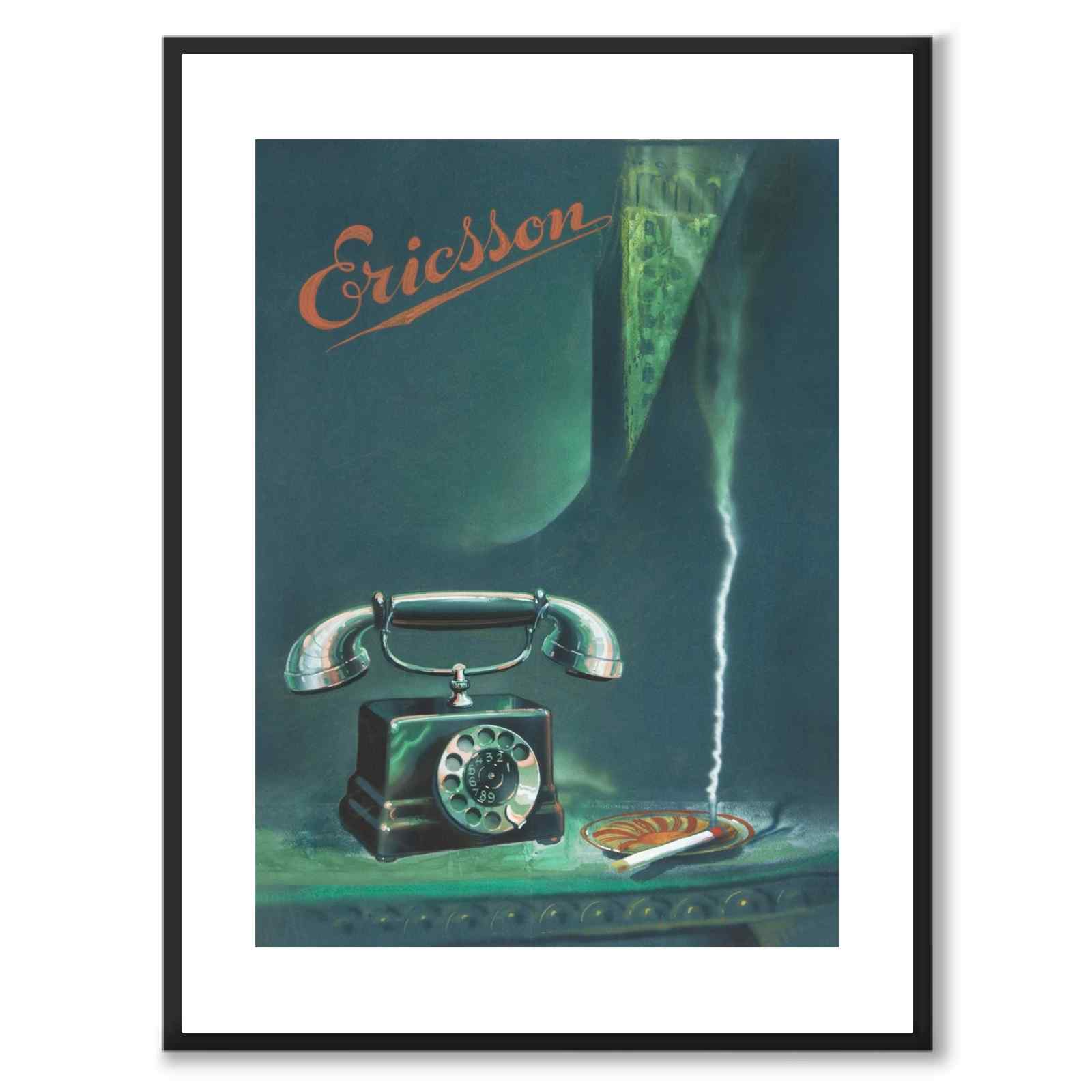 Art Deco Telephone Poster 