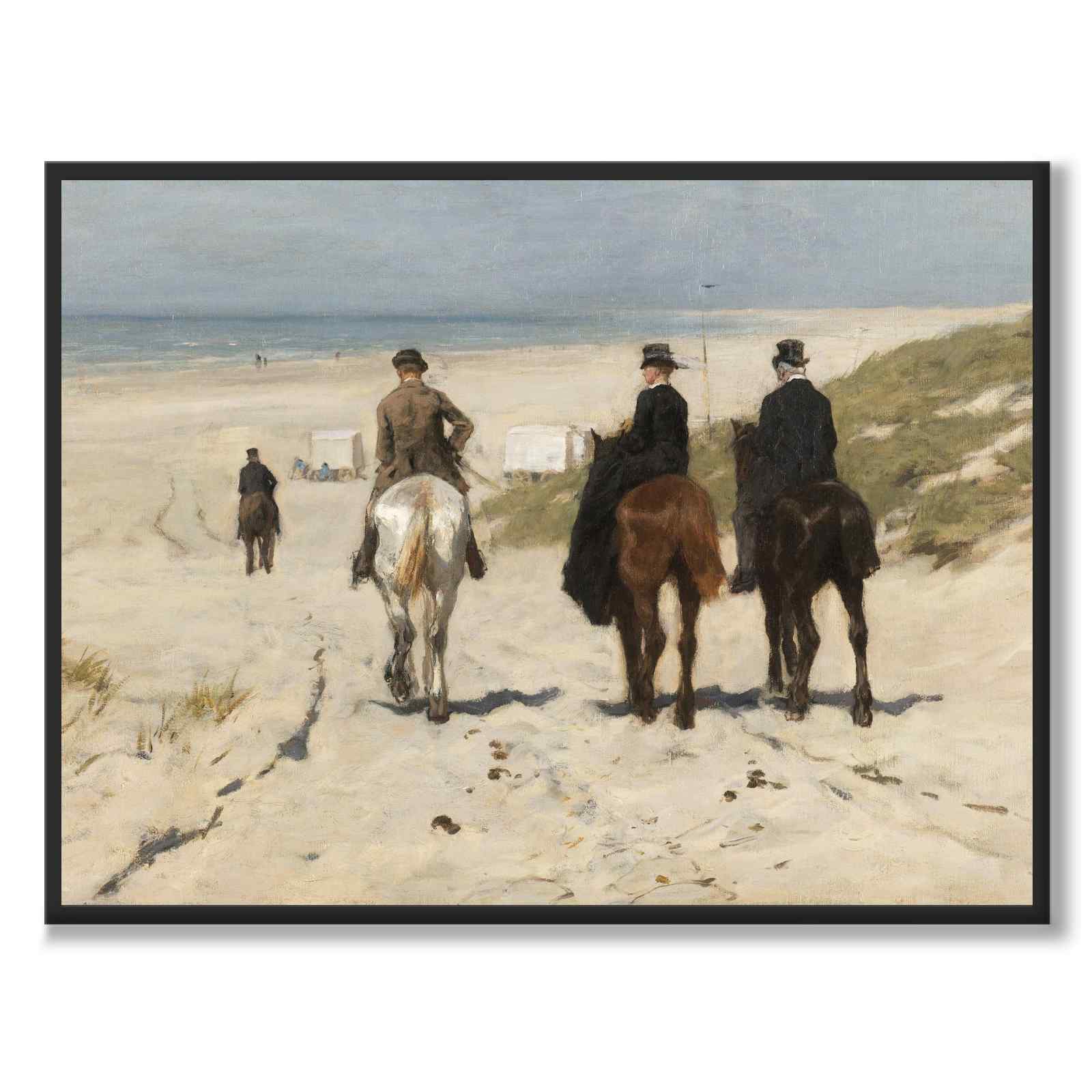 Morgentur langs stranden