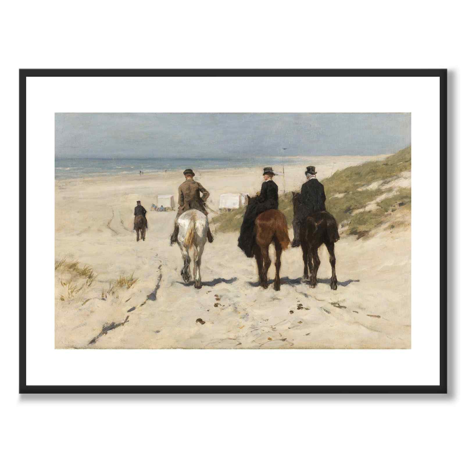 Morgentur langs stranden