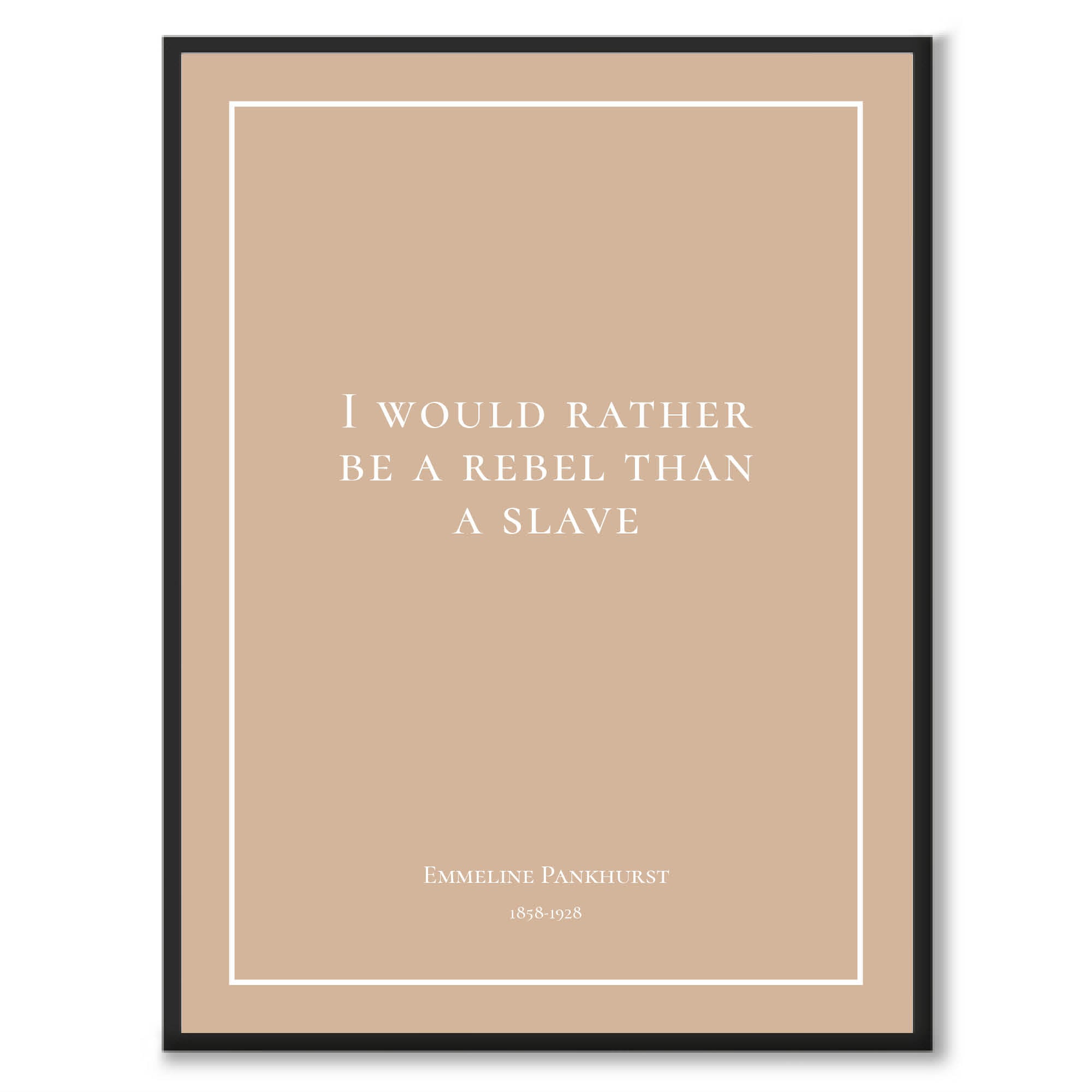 Pankhurst - I would rather be a rebel than a slave - Historly AB