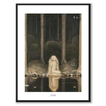 Tuvstarr by John Bauer as a poster featuring Norse mythology and folklore from Historly – with white border and title