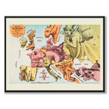 War map of Europe 