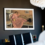 Carola Sitting on the Sofa - Historly AB